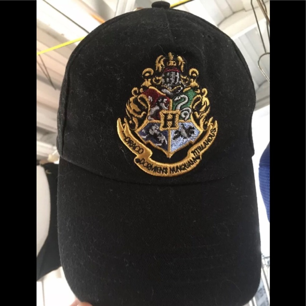 Harry Potter Hogwarts Gold Embroidered Crest Logo